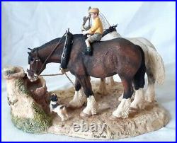 1994 Border Fine Arts You Can Lead A Horse To Water Bfa202 Limited Edition