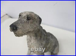 2000 Border Fine Arts Scotland B0602 Irish Wolfhound Dog Figurine 6 3/4