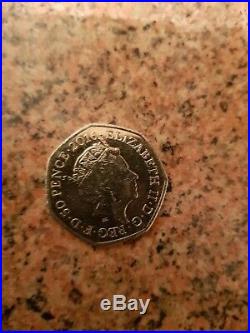 2016 Rare 50p COIN MRS TIGGY-WINKLE Beatrix Potter Fifty Pence