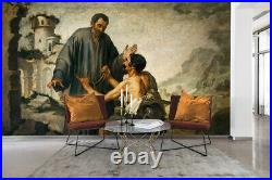3D Fine Art Oil Painting Figure Self-adhesive Removable Wallpaper Murals Wall