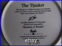 8 Stunning 1994 Border Fine Arts'moments Of Wonder' Display Plates Donald Zolan