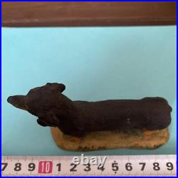 Antique 1982 Border Fine Arts Scottish dachshund dog Figurine