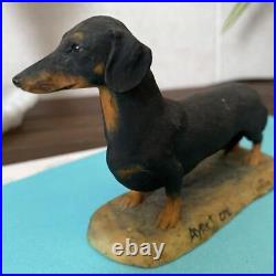 Antique 1982 Border Fine Arts Scottish dachshund dog Figurine