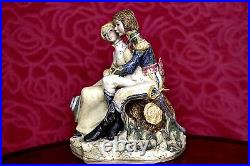 Antique Very Rare Spanish'Porcelana Artistica Levantina' Porcelain Figurine
