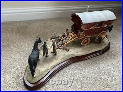 Appleby Horse Fair Ornament Border Fine Arts Striking A Deal Gypsy Wagon