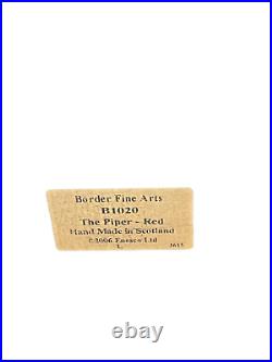 BORDER FINE ARTS Figure,''THE PIPER'' limited edition 122/600 -11 Tall