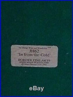 BORDER FINE ARTS, IN FROM THE COLD, JH62, 1991. Original, Very Rare, Mint