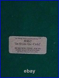 BORDER FINE ARTS, IN FROM THE COLD, JH62, 1991. Original, Very Rare, Mint