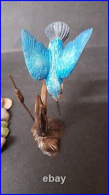 BORDER FINE ARTS KINGFISHER FIGURINE MODEL No. RB10 by Ray Ayres X1