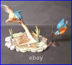 BORDER FINE ARTS KINGFISHER FIGURINE MODEL No. RB10 by Ray Ayres X1