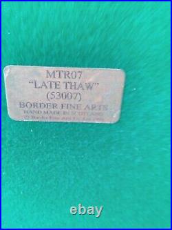 BORDER FINE ARTS LATE THAW by AYRES LIMITED EDITION 1313/2000 (1994)