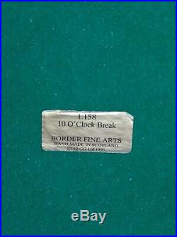 BORDER FINE ARTS, Limited Edition, 10 O'CLOCK BREAK, Stunning, 1995, Very Rare