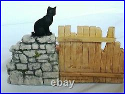 BORDER FINE ARTS, MOSES AND BERTHA. Code JH3, 1985, SOW, PIGLETS, CAT, Very Rare