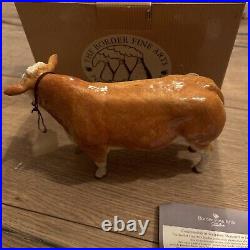 BORDER FINE ARTS SIMMENTAL Bull New Boxed 17x10cms Model A5235