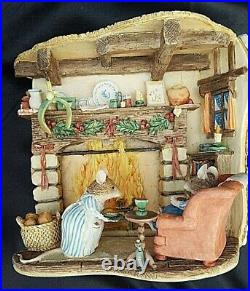 BRAMBLY HEDGE BORDER FINE ARTS WINTER TABLEAU B0554 BOXED, 522 of 999, 1999