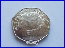 Beatrix Potter 2016 50p coin Mrs Tiggy Winkle -UNCIRCULATED