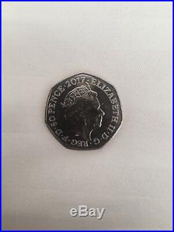 Beatrix Potter 50p Coin. Collectors Item. Rare Peter Rabbit Coin