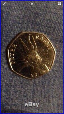 Beatrix Potter 50p Coin Peter Rabbit 2016