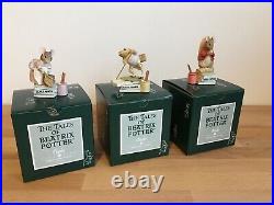 Beatrix Potter Border Fine Arts Story Book Figurines (full set)