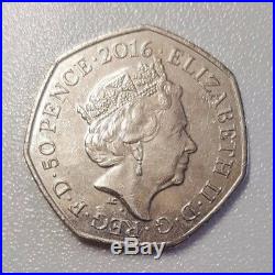 Beatrix Potter's Mrs. Tiggy-Winkle 50p coin, 2016