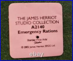 Border Fine Arts A2140 Emergency Rations Sheep Sheepdog Cart horse James Herriot