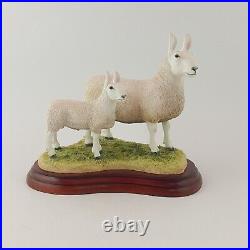 Border Fine Arts A3226 Blue Faced leicester Ewe with Lamb 8482 BFA