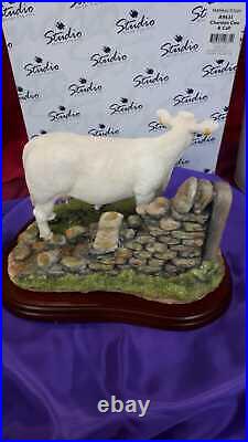 Border Fine Arts A9631 Charolais Cow & Calf