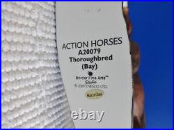 Border Fine Arts Action Horse A20079 Thoroughbred Bay