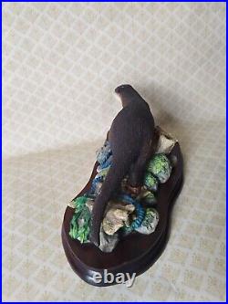 Border Fine Arts B0858 Along The Shoreline Otter Figurine Hand Made In Scotland