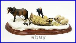 Border Fine Arts BFA A2140 Emergency Rations Excellent On Wooden Plinth Boxed
