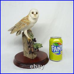 Border Fine Arts Barn Owl RB15 Sculpture by Ray Ayres 1989 HAND MADE IN SCOTLAND