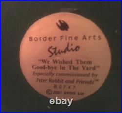 Border Fine Arts Beatrix Potter Tableau We Wish Them Good-Bye In The Yard