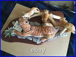 Border Fine Arts Bengal Tigress And Cubs By R. J. Robert Limited Ed No27/750