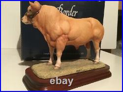 Border Fine Arts, Blonde DAquitaine Bull, limited, excellent condition