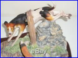 Border Fine Arts CHARLIE'S RETREAT Foxhound chasing Fox L69