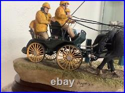 Border Fine Arts Carriage Driving Horses Limited Edition