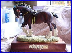 Border Fine Arts Champion Of Champions Golden Edition Shire Horse Stallion