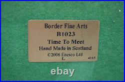 Border Fine Arts Clock Time To Meet Boxed
