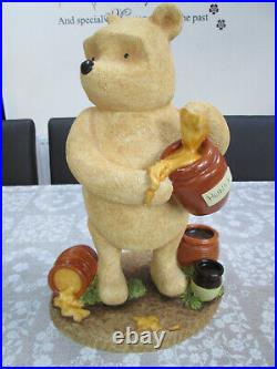 Border Fine Arts Disney Winnie The Pooh Rare large Honey pots figurine A2385 New