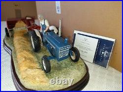 Border Fine. Arts. FORD 2000 TRACTOR & I. H. BALER Limited Edition Boxed C/W Cert