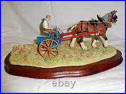 Border Fine Arts Figurine Rowing Up Horse Model Bo 598 A Standard Model Limited