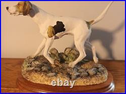 Border Fine Arts'Foxhound' Style Two Model No B0733 Limited Edition 51/950