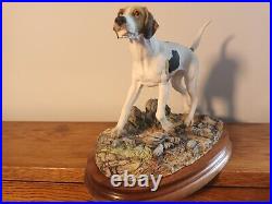 Border Fine Arts'Foxhound' Style Two Model No B0733 Limited Edition 51/950