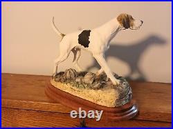 Border Fine Arts'Foxhound' Style Two Model No B0733 Limited Edition 51/950