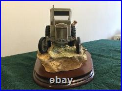 Border Fine Arts Frosty Morning #b0343 Tractor Mint In Original Box Large