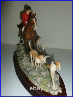 Border Fine Arts GONE AWAY Huntsman, Foxhounds, Hunting L71