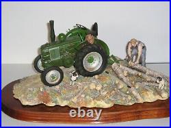 Border Fine Arts HAULING OUT Field Marshall tractor NEW in BOX