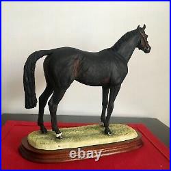 Border Fine Arts Horse Thoroughbred Stallion + certificate Made in Scotland