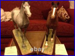 Border Fine Arts Horses x 2 B1195/B1195A boxed with certification