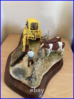 Border Fine Arts Laying The Clays. JCB. Limited Edition Of Just 1750 Pieces